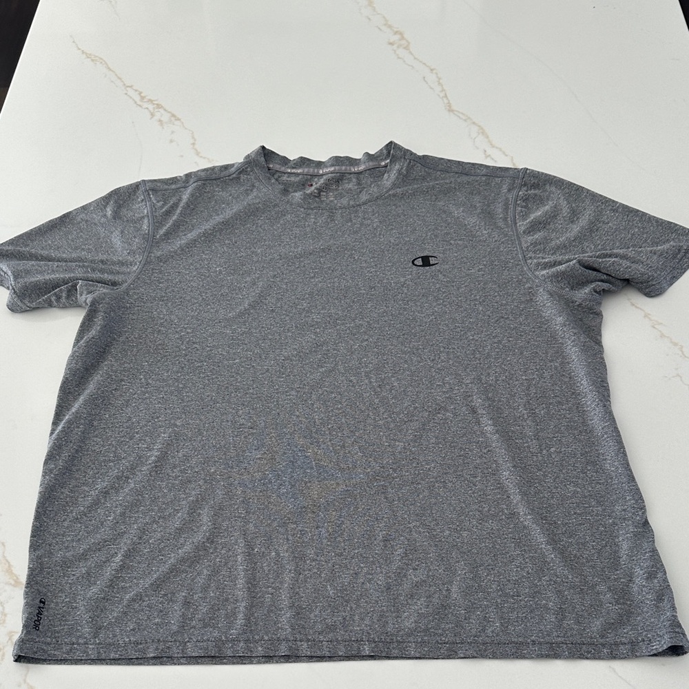Champion Heather Gray Men's Short Sleeve Tee CL